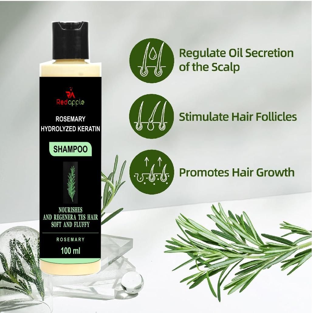 Rosemary Hydrolyzed Keratin Shampoo 200 ml Pack of 2