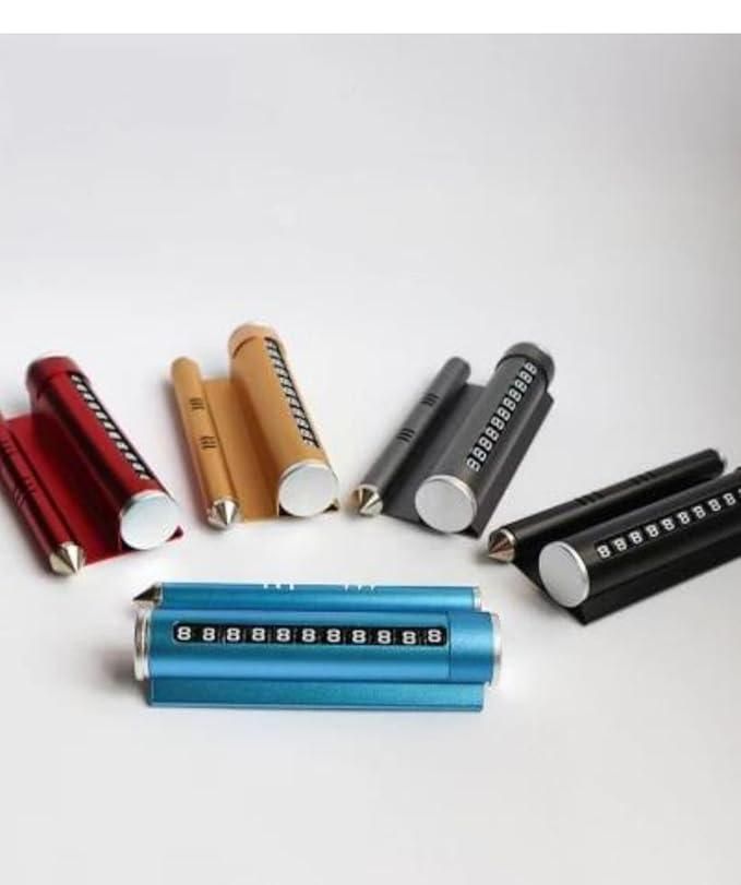 2-in-1 Multipurpose Car Safety Hammer with Parking Number Display